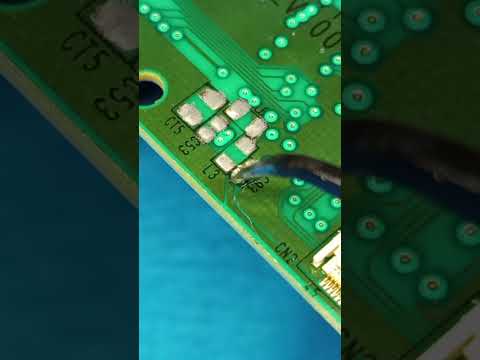 rework reflow smt tantalum cap resistor