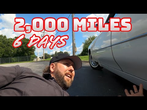 2,000 mile road trip in a 1970 Cadillac DeVille!