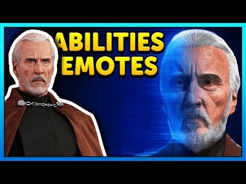 COUNT DOOKU Abilities, Animations, Emotes & Armoured Officers - Battlefront 2