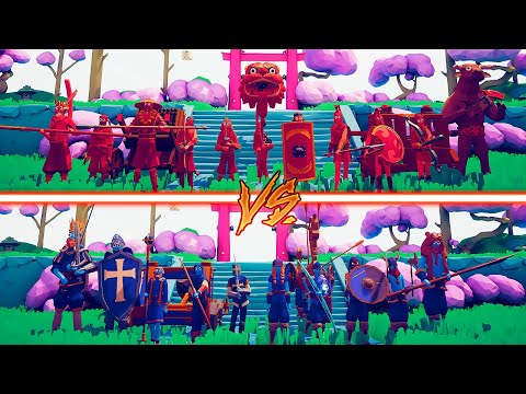 DYNASTY + ANCIENT vs MEDIEVAL + VIKING - Totally Accurate Battle Simulator | TABS