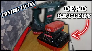DEAD High Quality Metabo DRILL BATTERY - Can it be REPAIRED?