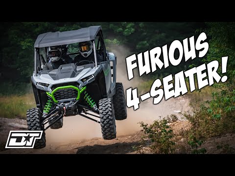 4-SEAT THRILL RIDE!! 2025 Polaris RZR XP 4 1000 Ultimate TEST RIDE
