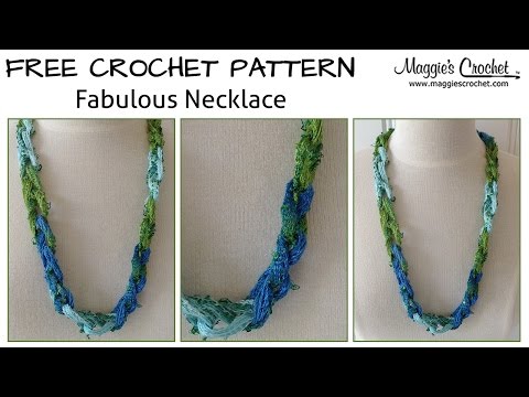 Fabulous Necklace Free Crochet Pattern - Right Handed