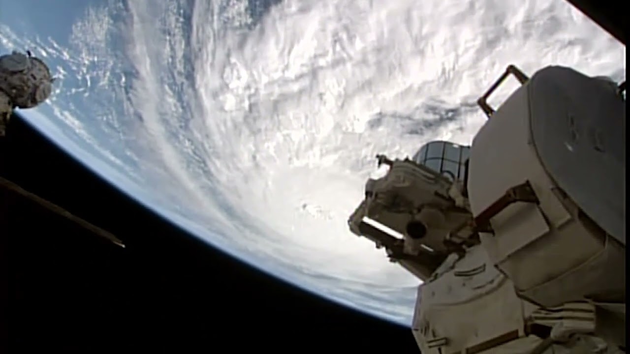 VIEW FROM ABOVE: International Space Station flies over Hurricane Milton