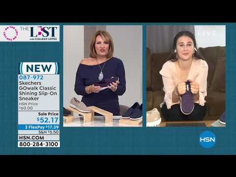 Skechers GOwalk Classic Shiny SlipOn Sneaker