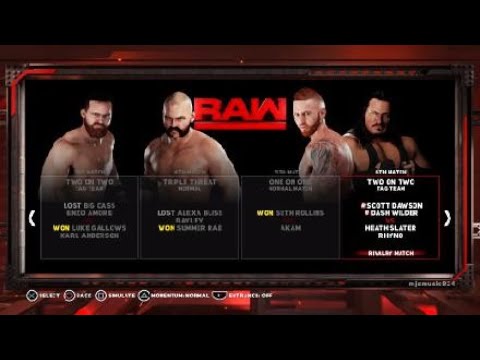 WWE 2K18 my career universe mode ep 10