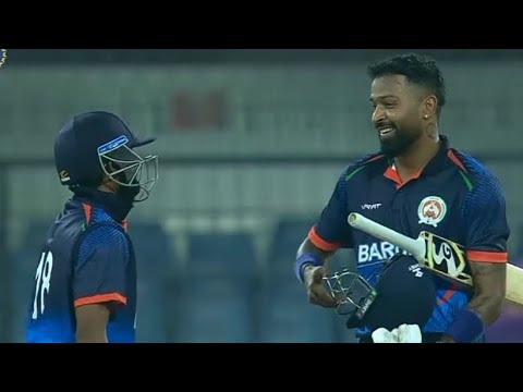 SMAT 2024 - 2025 || BARODA vs GUJARAT || Syed Mushtaq Ali Trophy 2024 || Hardik 50