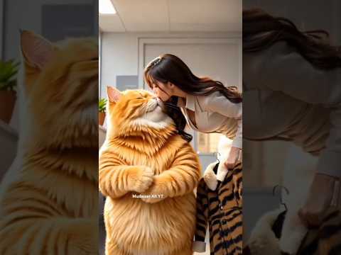 Smart Cat Prank on Tiger #shorts