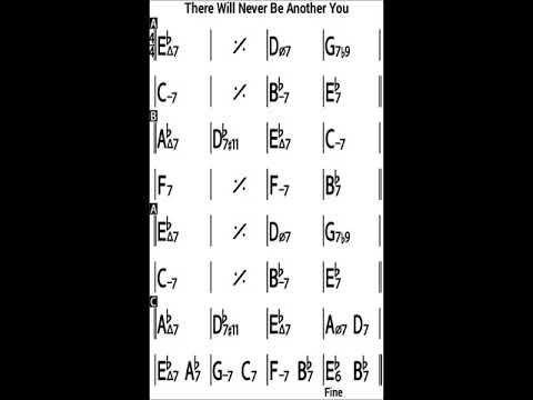 There Will Never Be Another You [new!] (bassless backing track)