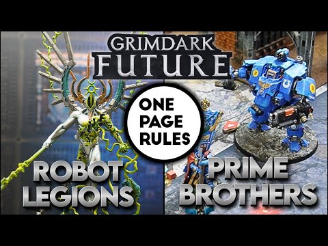 Robot Legion v. Prime Brothers, Grimdark Future, 3000 pts.