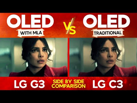 LG G3 vs LG C3 | MLA OLED vs Conventional OLED 4K 2023 TV Comparison