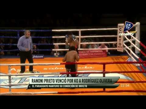 RANONI PRIETO VENCIÓ POR KO A RODRÍGUEZ OLIVERA