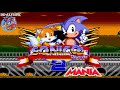 Sonic The Hedgehog 2 CD Mania Style New Shields Sonic Classic Hack