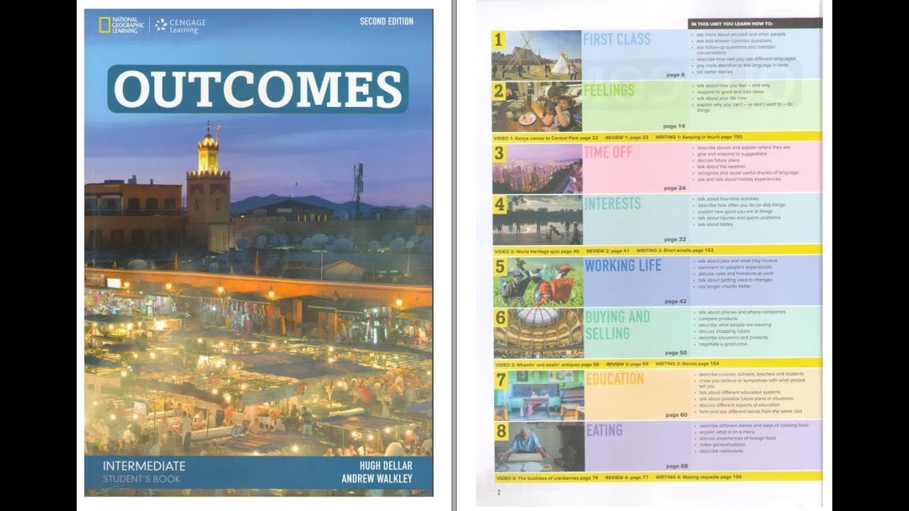 Outcomes Intermediate. Student's Book. 2ed. CD1 (with timecodes)