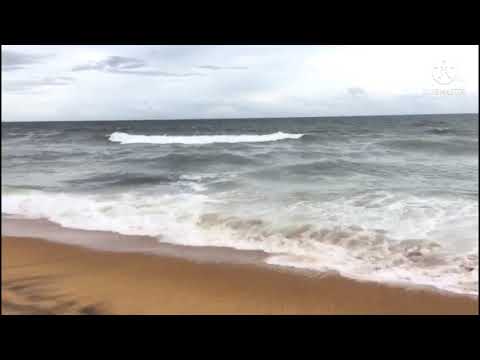 Beautiful Beach Side View /Rainy day 🌧🏝