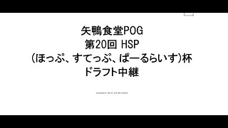 第20回 HSP
(ほっぷ、すてっぷ、ぱーるらいす)杯
ドラフト中継