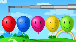 Pepee ve Niloya ile Balonları Patlatarak Renkleri