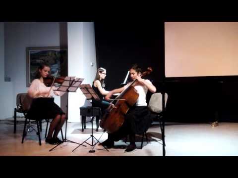 Trio für violine, voloncello und klavier Julius Klengel F-dur op.39 Nr.1