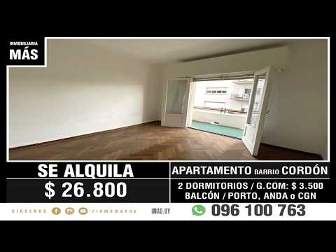Video de YouTube - Apartamento Alquiler Cordón Montevideo iMas.uy P *
