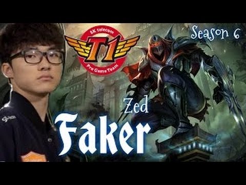 SKT T1 Faker - Zed vs Corki EDG Meiko - Mid - Patch 6.1 - KR SoloQueue Replay (January 30th 2016)