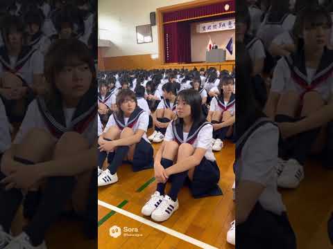 女子高の全校集会⑨#ai #aiart #jk #shortvideo #funny #motivation