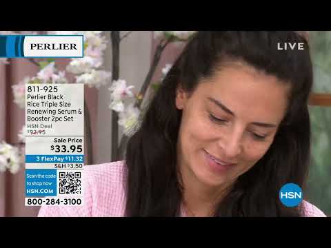 Perlier Black Rice Triple Size Renewing Serum and Booste...