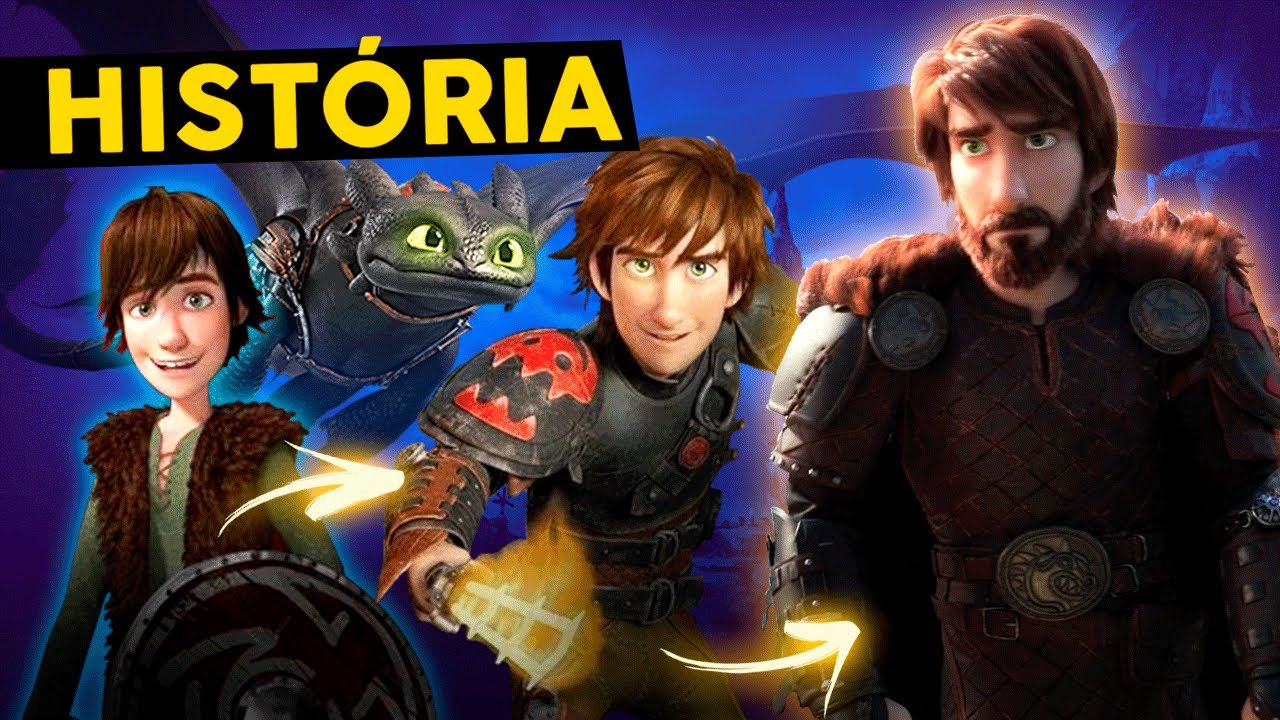 História COMPLETA || Como Treinar Seu Dragão (How to Train Your Dragon)
