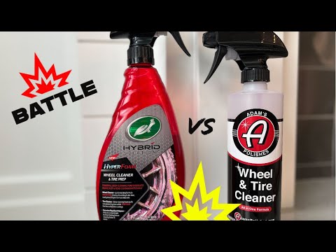 Turtle Wax Hyper Foam vs. Adam's Wheel and Tire Cleaner