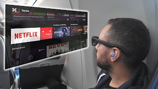AR GLASSES review | VITURE XR PRO Test on a Plane!