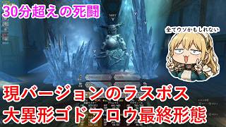 【ウィズダフネ実況】現バージョンのラスボス大異形ゴドフロウ最終形態(ストーリーのネタバレを多々含みます)