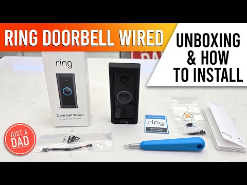 Ring Video Doorbell Wired UNBOXING & HOW TO INSTALL