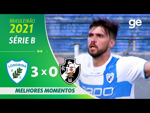 Gols e lances de Londrina x Vasco da Gama