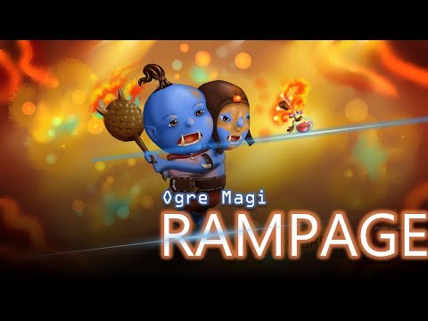 Rampage with ogre magi - how to make your enemy invisible with ogre magi (ogre magi mid)