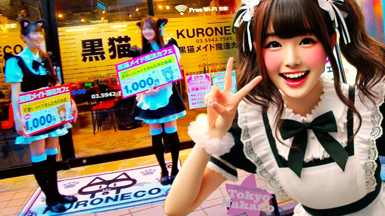 Tokyo Nakano 🐶 Gothic Town 💖 4K ASMR Nonstop 1 Hour