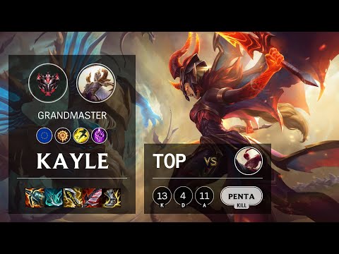 Kayle Top vs Lee Sin - EUW Grandmaster Patch 11.10