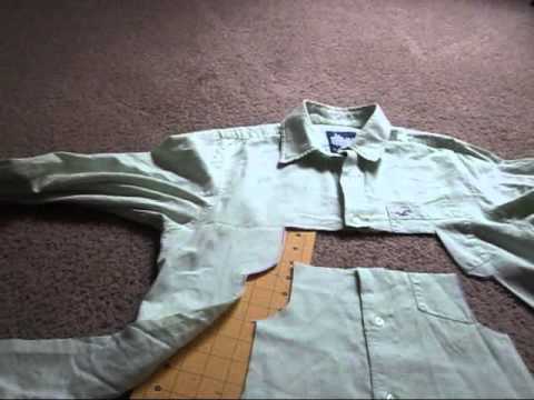 Transform An Old Men's Dress Shirt Into A Toddler's Dress ...