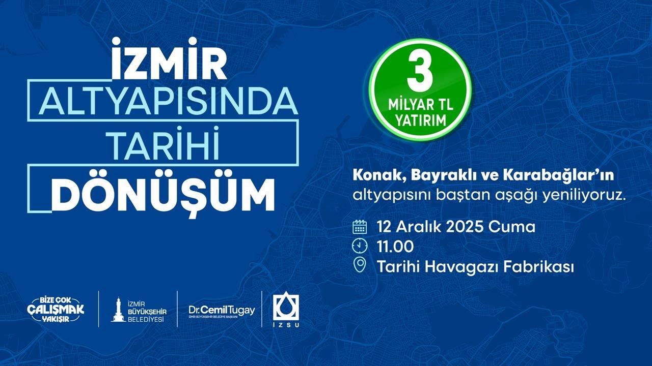 Konak, Bayraklı, Karabağlar Altyapı Projeleri Temel Atma Töreni