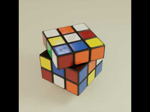 Rubik's Cube Solving Blender Animation 4k UHD
