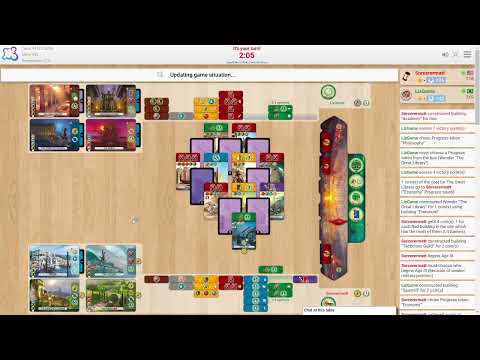 7 Wonders Duel: Don't Use Your Extra Turns Too Early!!!