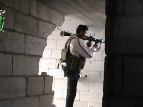 استهداف أحد حواجز النظام بقذيفة آر بي جي في الحي الشرقي في مدينة القصير