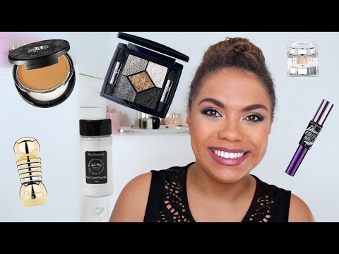 Full Face First Impressions! Dior Holiday 2016, Kat Von D Powder Foundation and Lit Glitter!