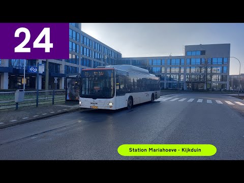 [HTM Den Haag] Trajectfilm Lijn 24 Station Mariahoeve - Kijkduin | 4K