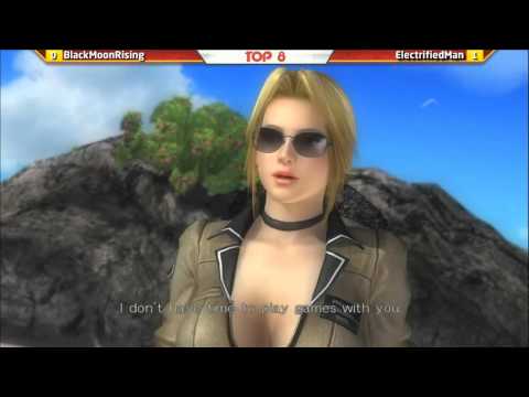 Defend the North 2015 - DOA5LR - Top 8 - BlackMoonRising (Lei Fang) vs ElectrifiedMan (Helena)