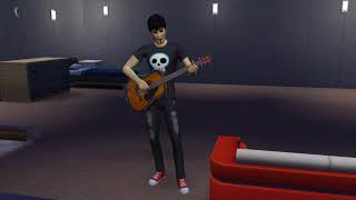 The Sims 4 Guitar Practice