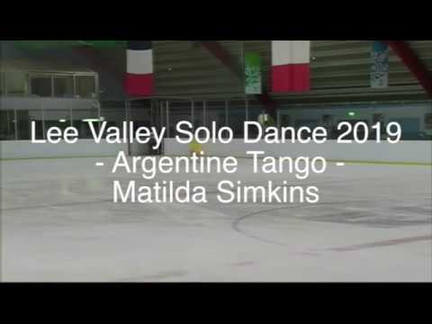 Lee Valley Solo Dance 2019 Argentine Tango Matilda Simkins