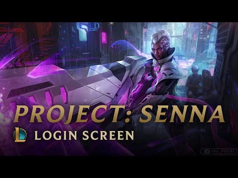 PROJECT: Senna | PROJECT 2021 Theme | Login Screen | Animated 60fps  - League of Legends
