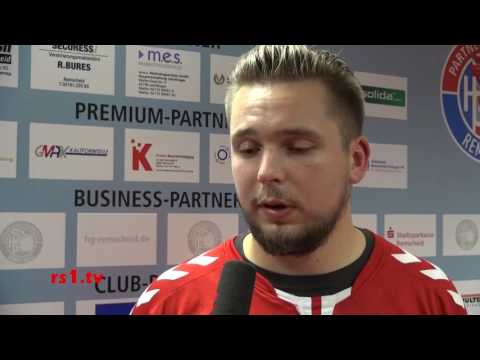 2016-12-13 Interview Spielertrainer Lukas Steinhoff (HG Remscheid)