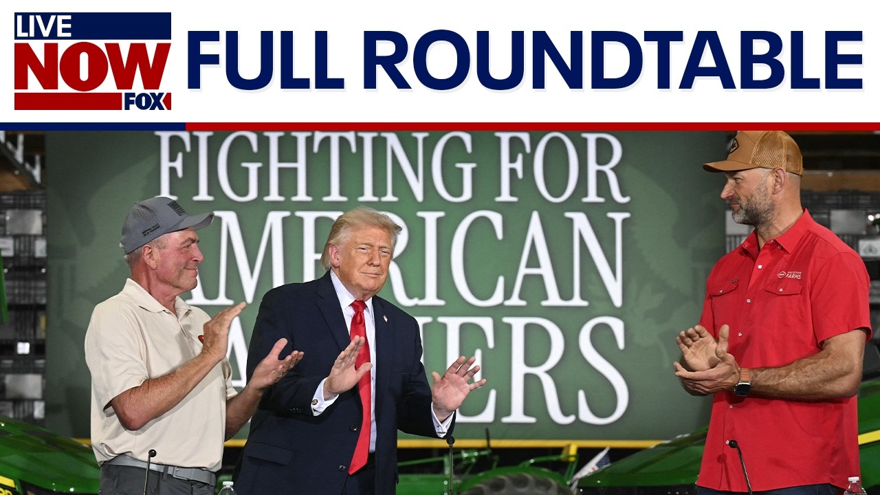 WATCH: Trump holds agriculture roundtable with farmers in Wisconsin