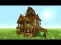 Minecraft Tutorial EPIC Survival House Tutorial How To Make A Big House Rustic 2016