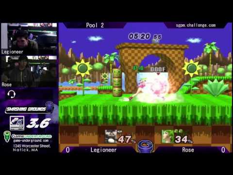 Rock em Stok em Smashbros - PM Singles - Legioneer (Sheik) vs. Rose (Zero Suit Samus)